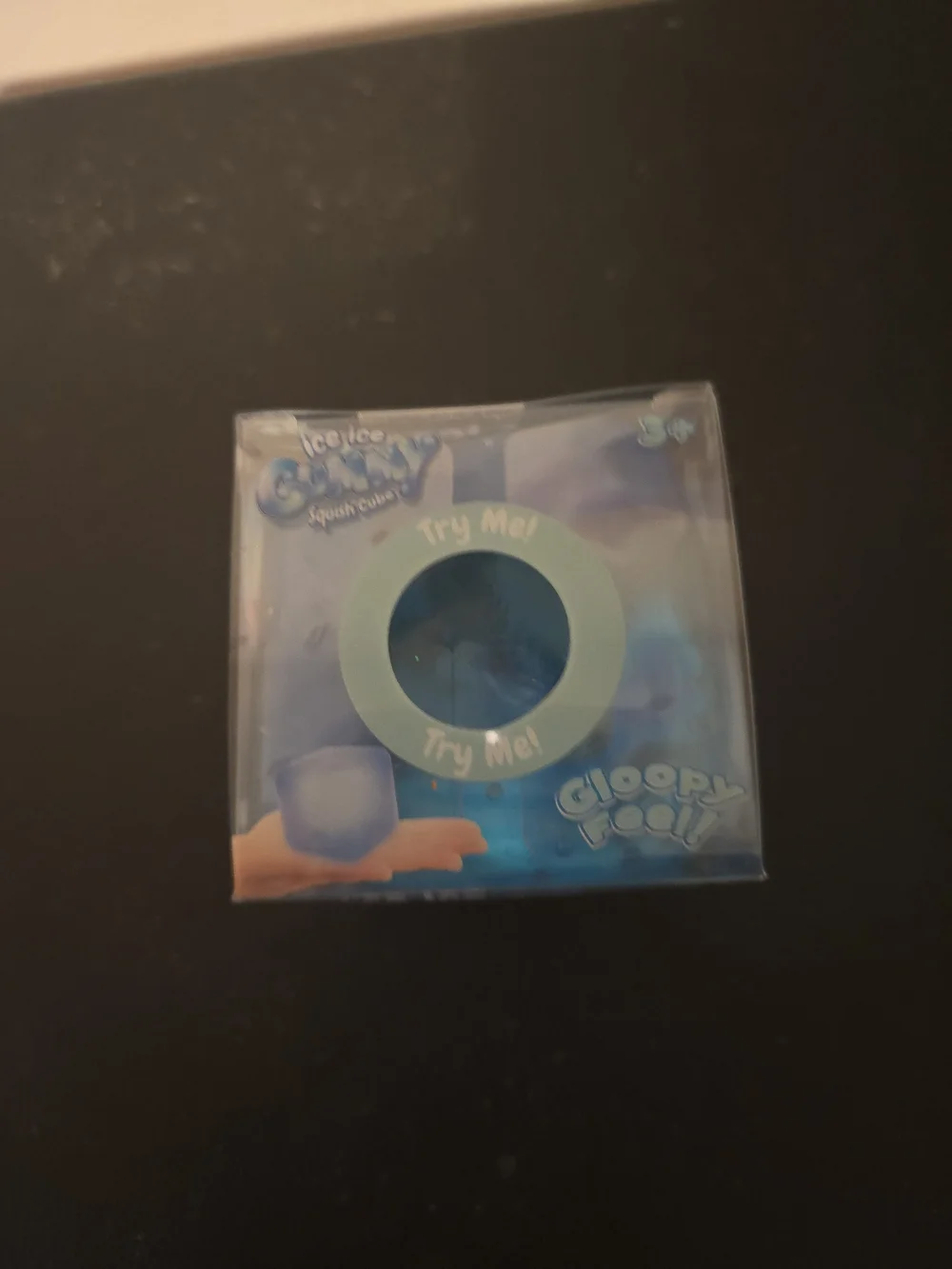Ice Ice Gummy Squish Cube - Blue
